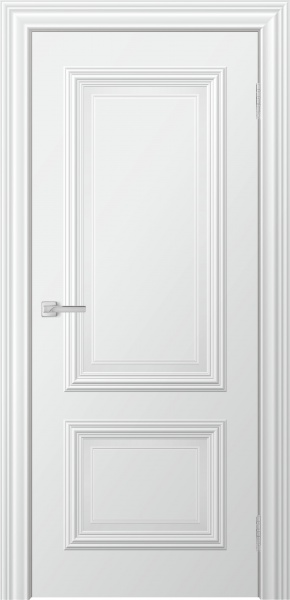 Межкомнатная дверь ДОРА ДГ Эмаль Белая тон Снежный