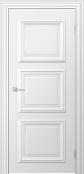 Межкомнатная дверь МИЭЛЬ ДГ Эмаль Белая тон Снежный