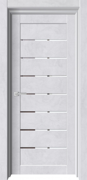 Межкомнатная дверь ИКС-22 бетон снежный