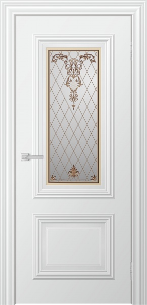 Межкомнатная дверь ДОРА ДО Эмаль Белая тон Снежный