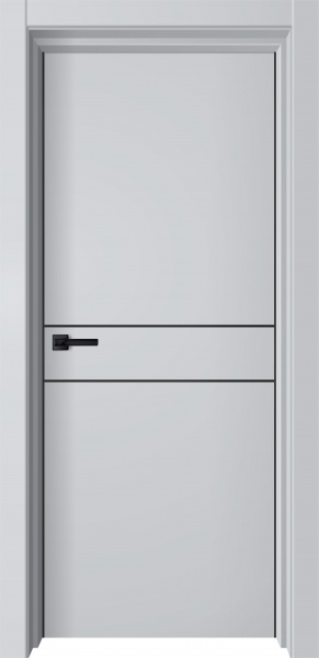 Межкомнатная дверь ПОЛЛИ-2 Серый софт