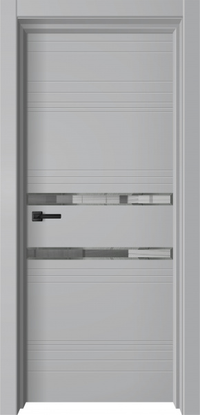 Межкомнатная дверь ОНИКС-32  Cерый бархат