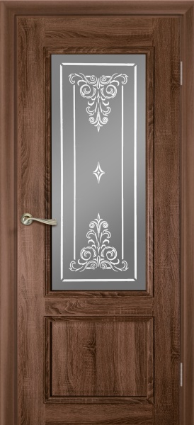 Межкомнатная дверь ДЕКА ДО Темный дуб